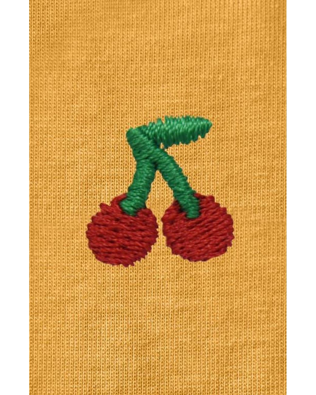 Alix Yellow Lil Cherry Jersey Tee
