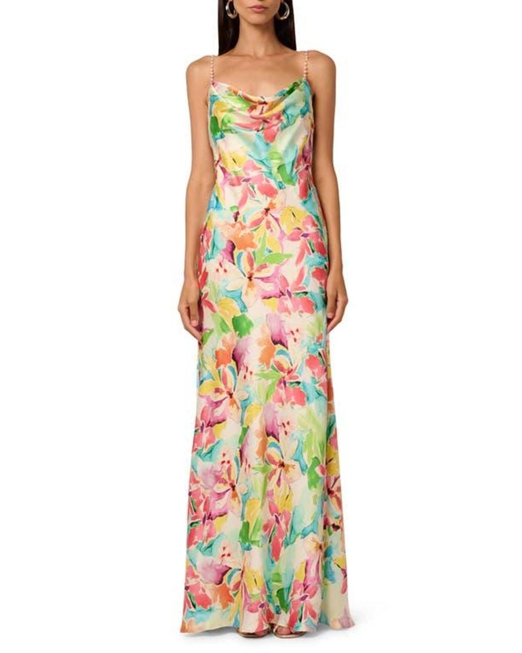 chinese dress ladies Liv Foster Satin Strapless Gown in Black  Suite 201
