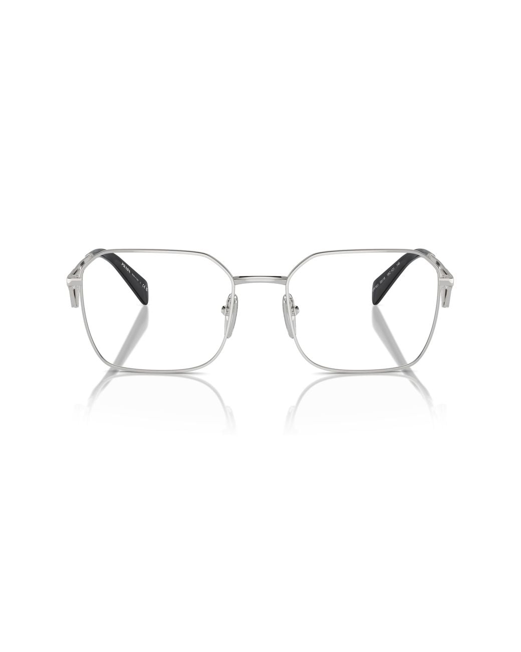 Prada Metallic 55Mm Irregular Optical Glasses