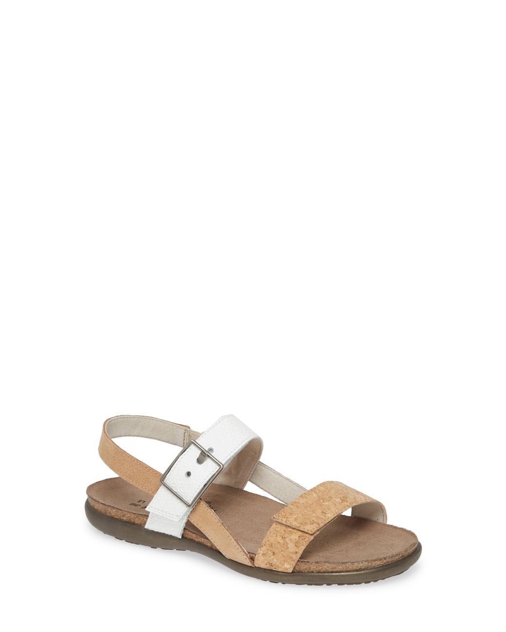 Naot Suede Norah Sandal in White - Lyst