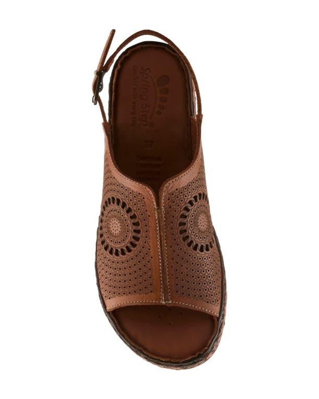 Spring Step Brown Cordero Slingback Sandal