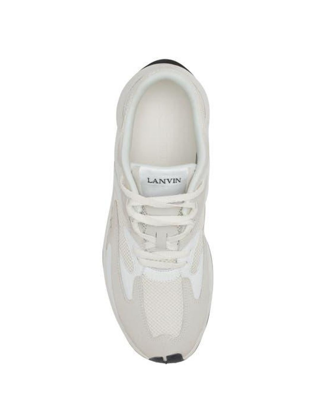 Lanvin White Jla Mesh Sneakers