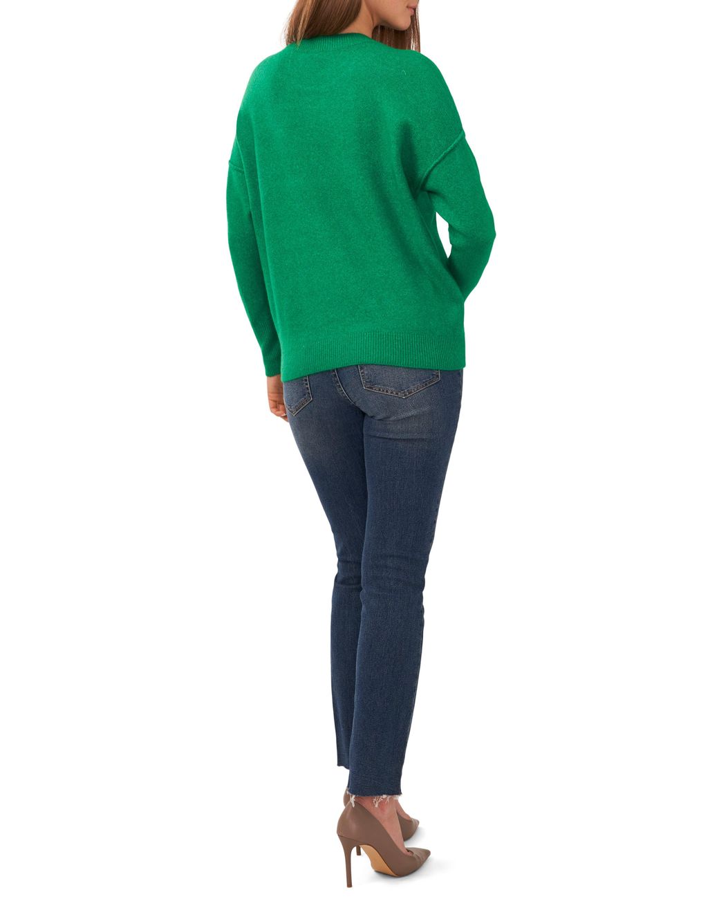 center seam crewneck sweater vince camuto