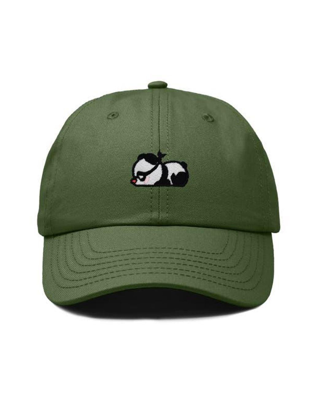 Alix Green Pandit Panda Dad Cap for men