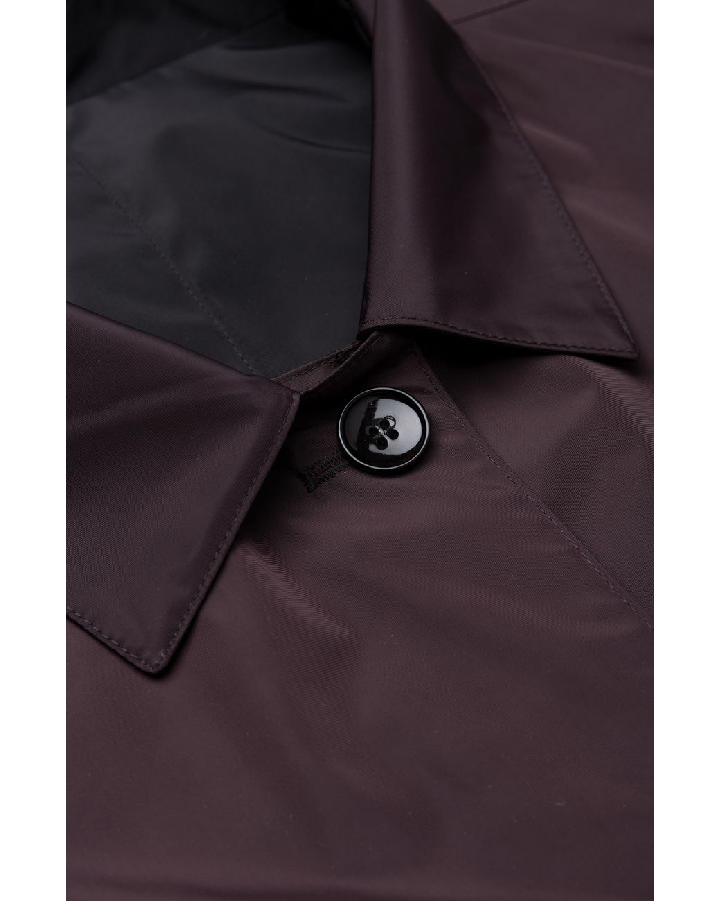 Samuelsohn Black Burgundy Reversible Trench Coat L