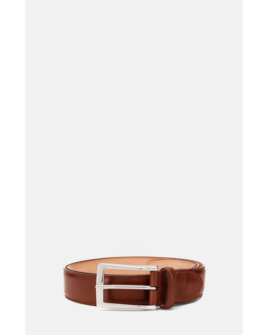 Scarosso White Classic Belts for men