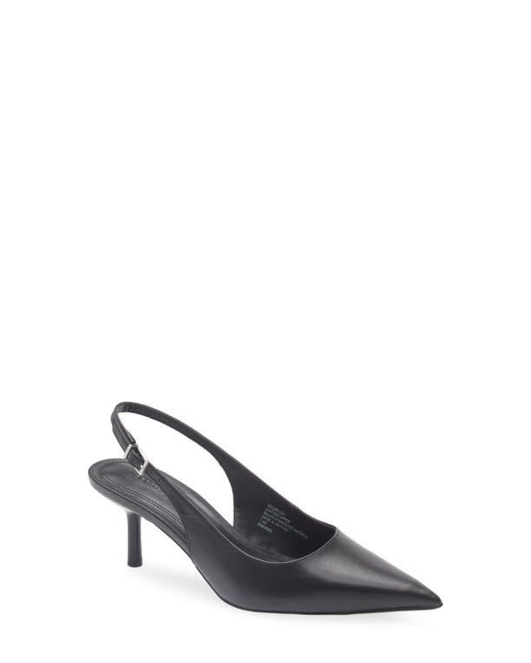 Nordstrom Black Liza Pointed Toe Pump Exclusive)