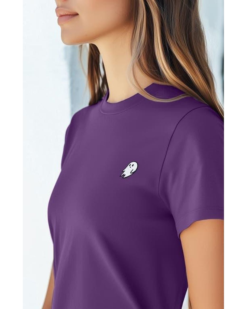 Alix Purple Ghost Relaxed Tee