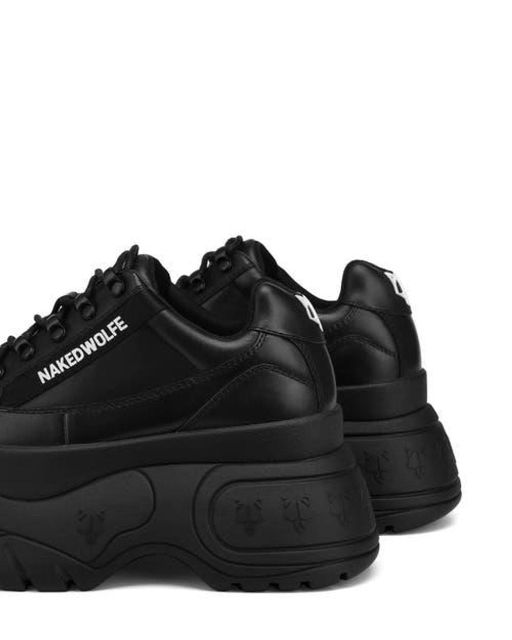 Naked Wolfe Sprinter Leather Sneaker in Black | Lyst