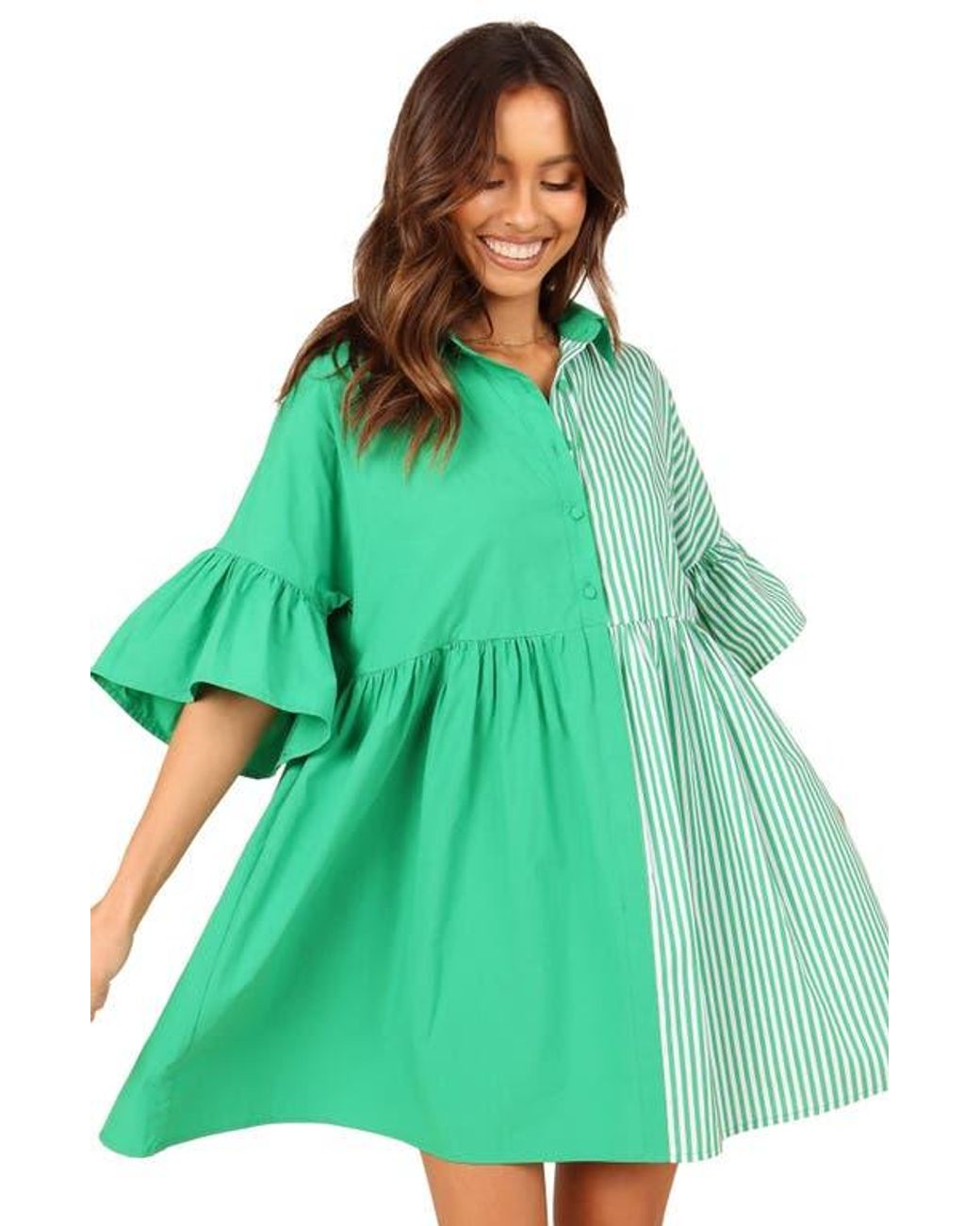 green emerald velvet dress Zhyaj Shirt Dresses for Women Plus Size Cotton Empire Waist A Line  Sleeveless Maxi Dress Loose Botton Collared Pleated Elegant Office Casual  Formal Dresses with Pockets, S, A-Black at Amazon Women's Clothing main image 1