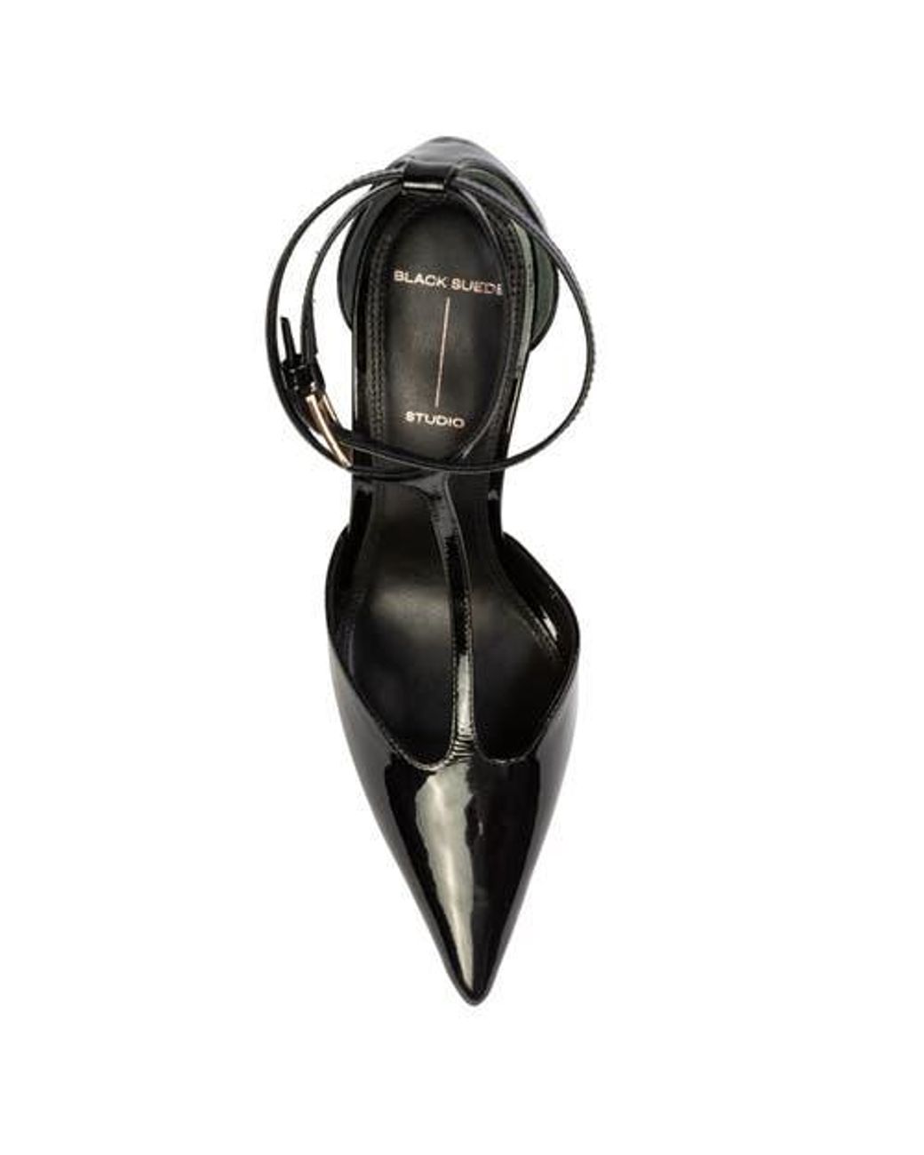 Black Suede Studio Black Ruby 100 Pump