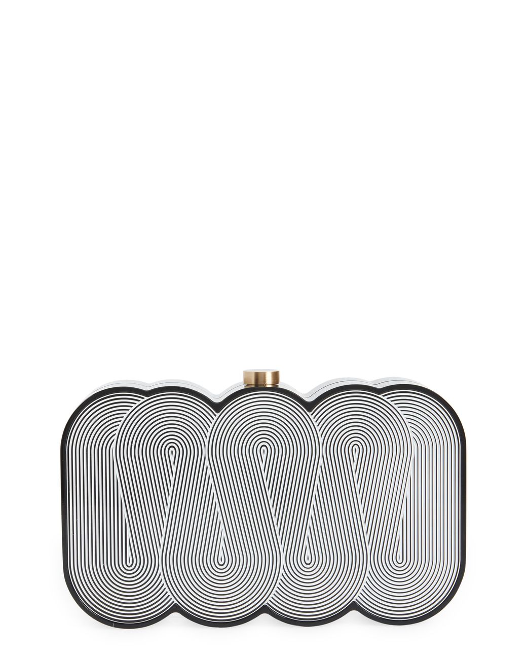 Cult Gaia Pippa Box Clutch in Gray Lyst
