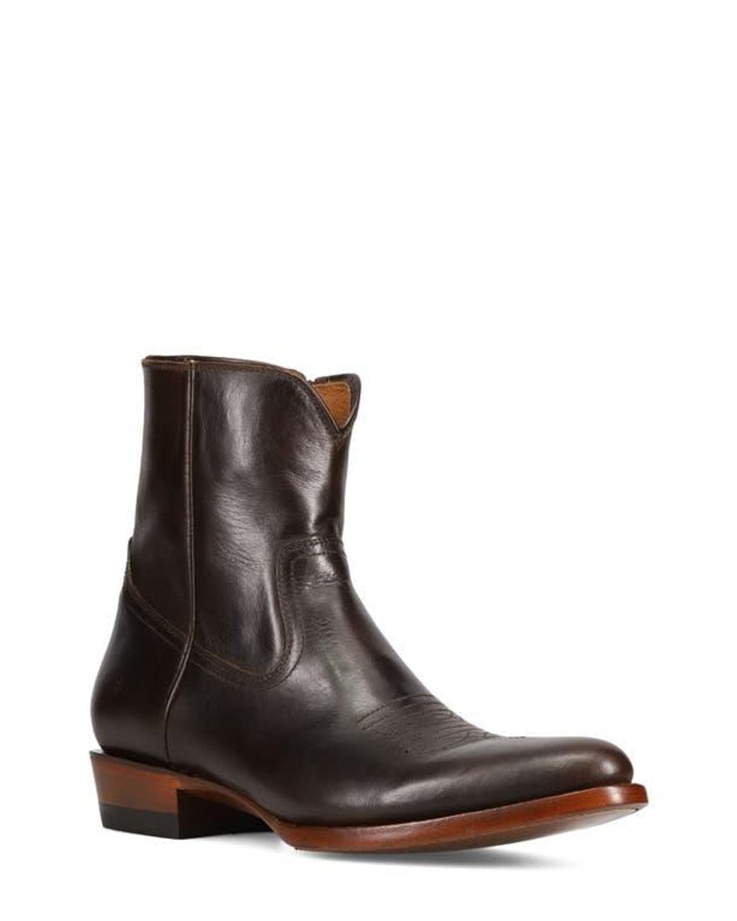 Frye Brown Austin Western Boot for men