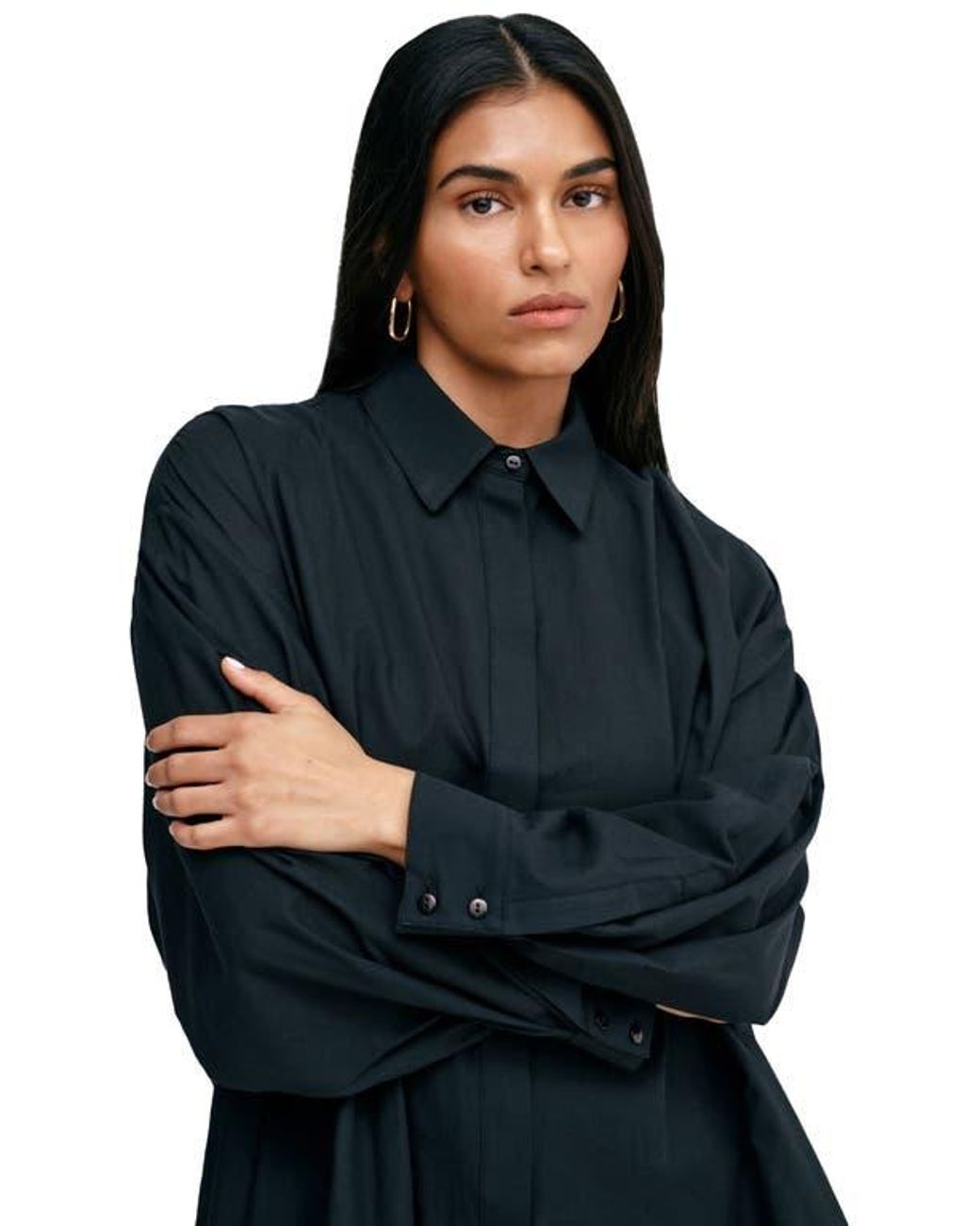 MARCELLA Blue Patchin High/Low Tunic