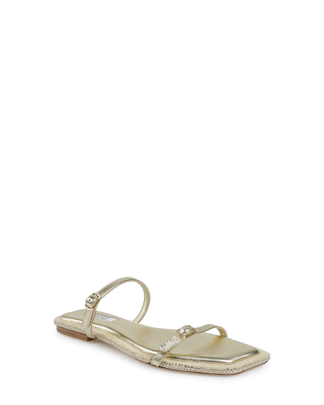 Zigi White Two-Strap Sandal