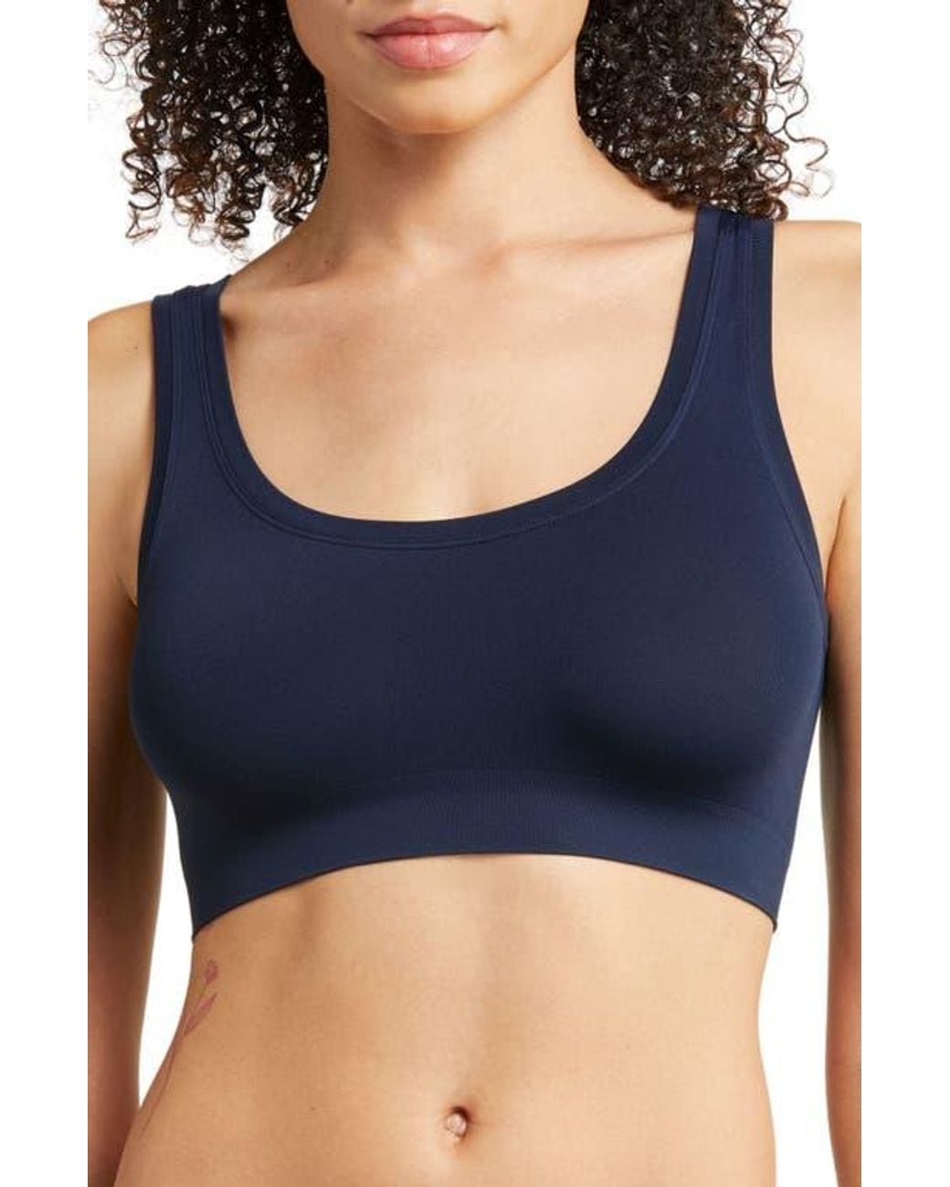 Hanro Blue Touch Feeling Sports Bra