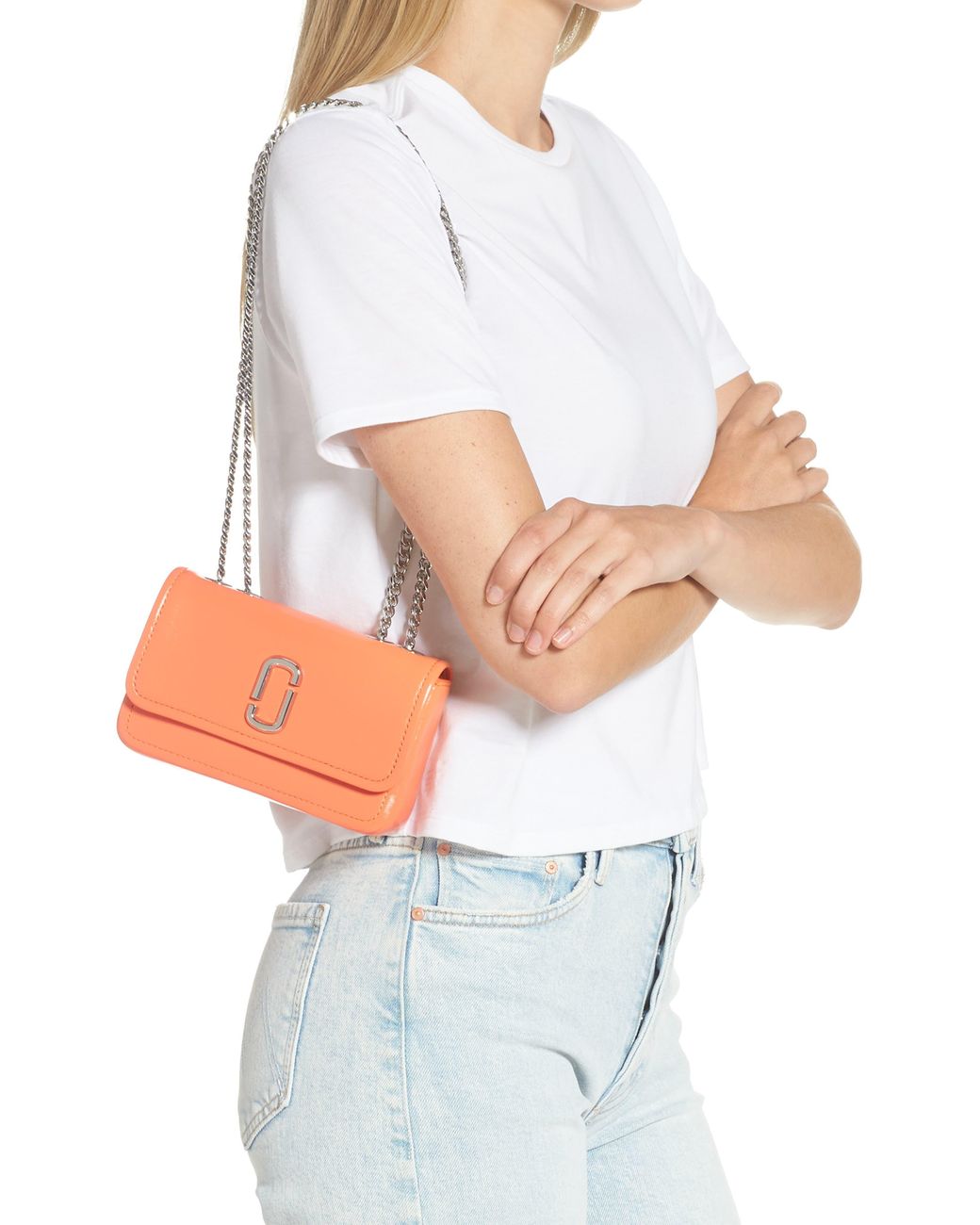 the glam shot mini convertible leather crossbody bag