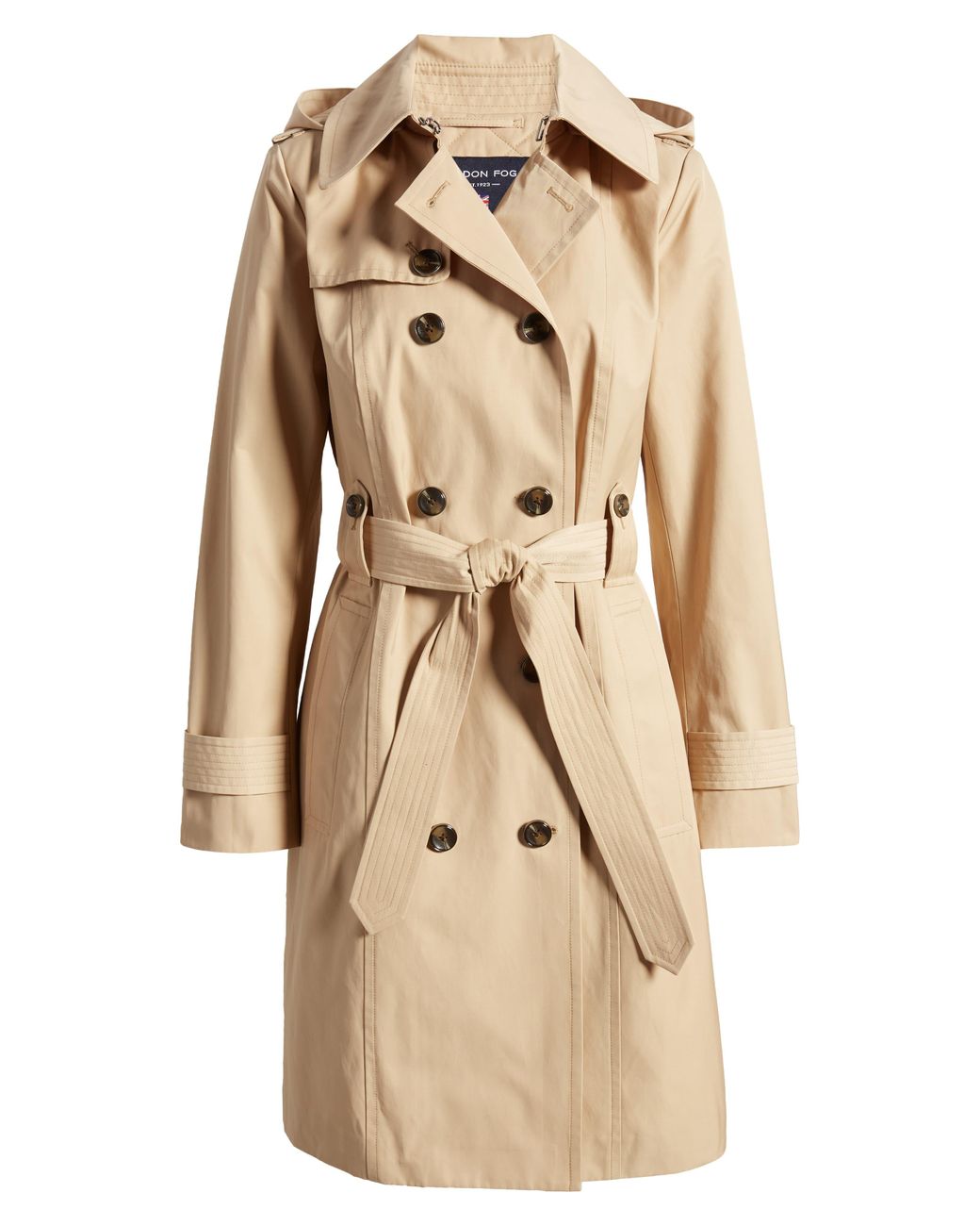 London fog trench 2025 coat belt