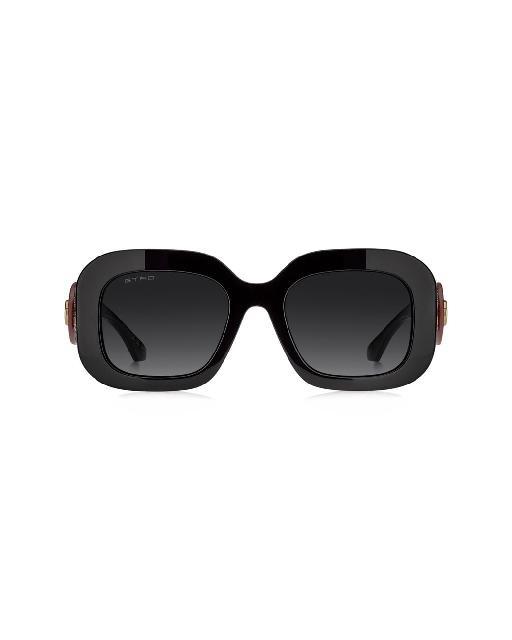 Etro Black 52Mm Gradient Rectangular Sunglasses