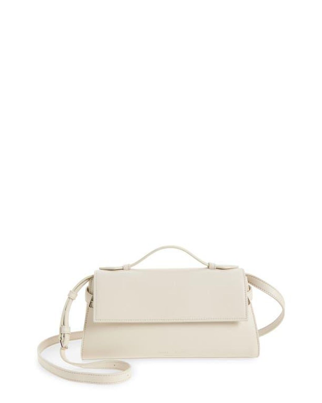 Proenza Schouler Natural Tate Leather Clutch