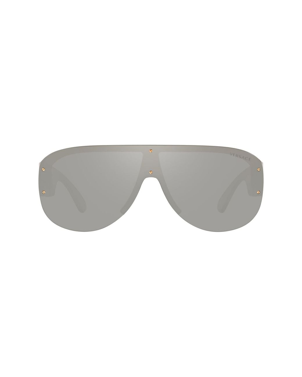 Versace Gray 148Mm Shield Sunglasses for men