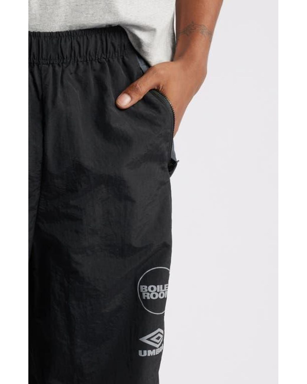BOILER ROOM X Umbro Graphic Shell Pants in Black for Men | Lyst BOILER ROOM X Umbro Graphic Shell Pants in Black for Men | Lyst