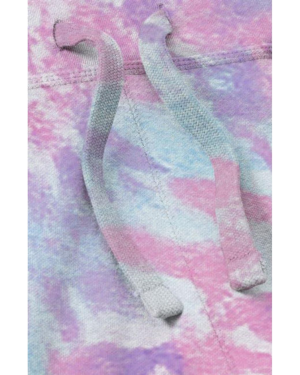 Alix Blue Ghost Tie Dye Fleece Jogger Pant for men