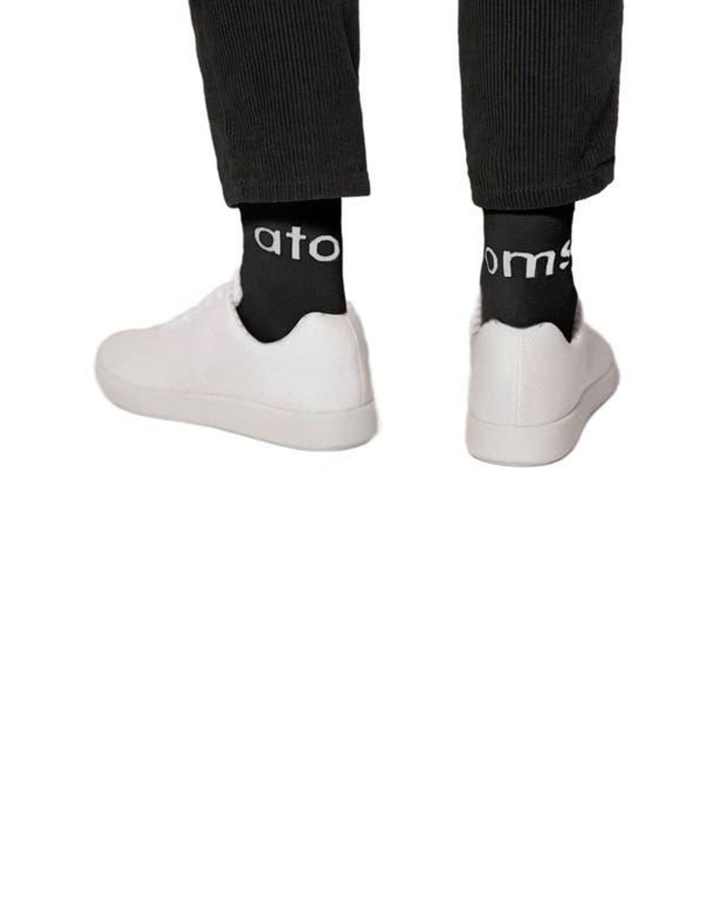 Atom Black Everyday Crew Socks