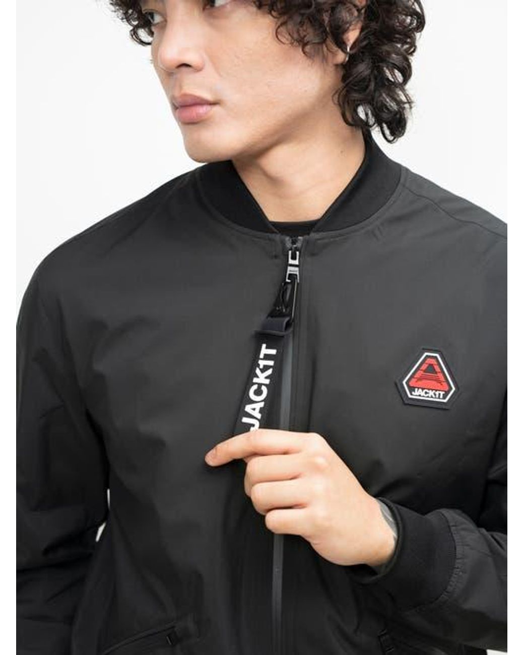 Jacket Black Oberon Tech Bomber Jacket for men
