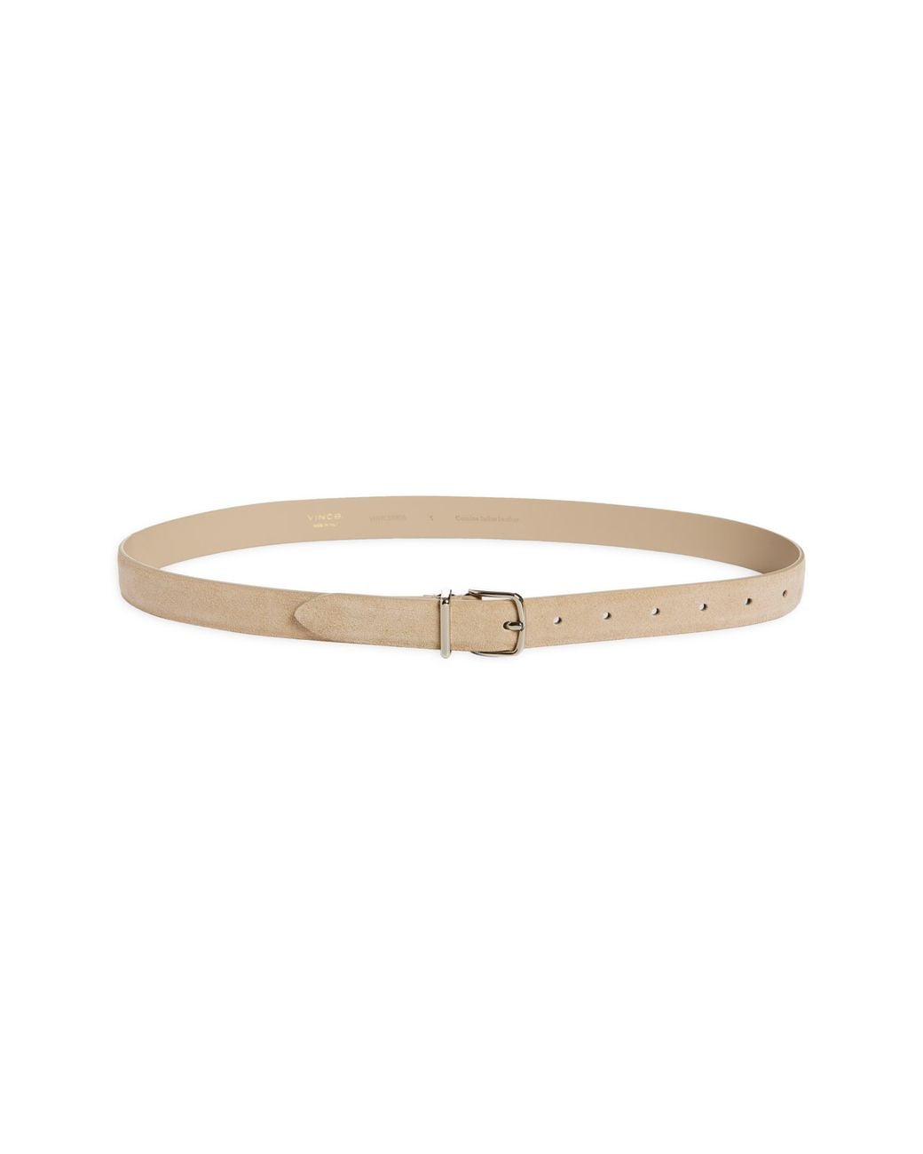Vince Natural Suede Belt