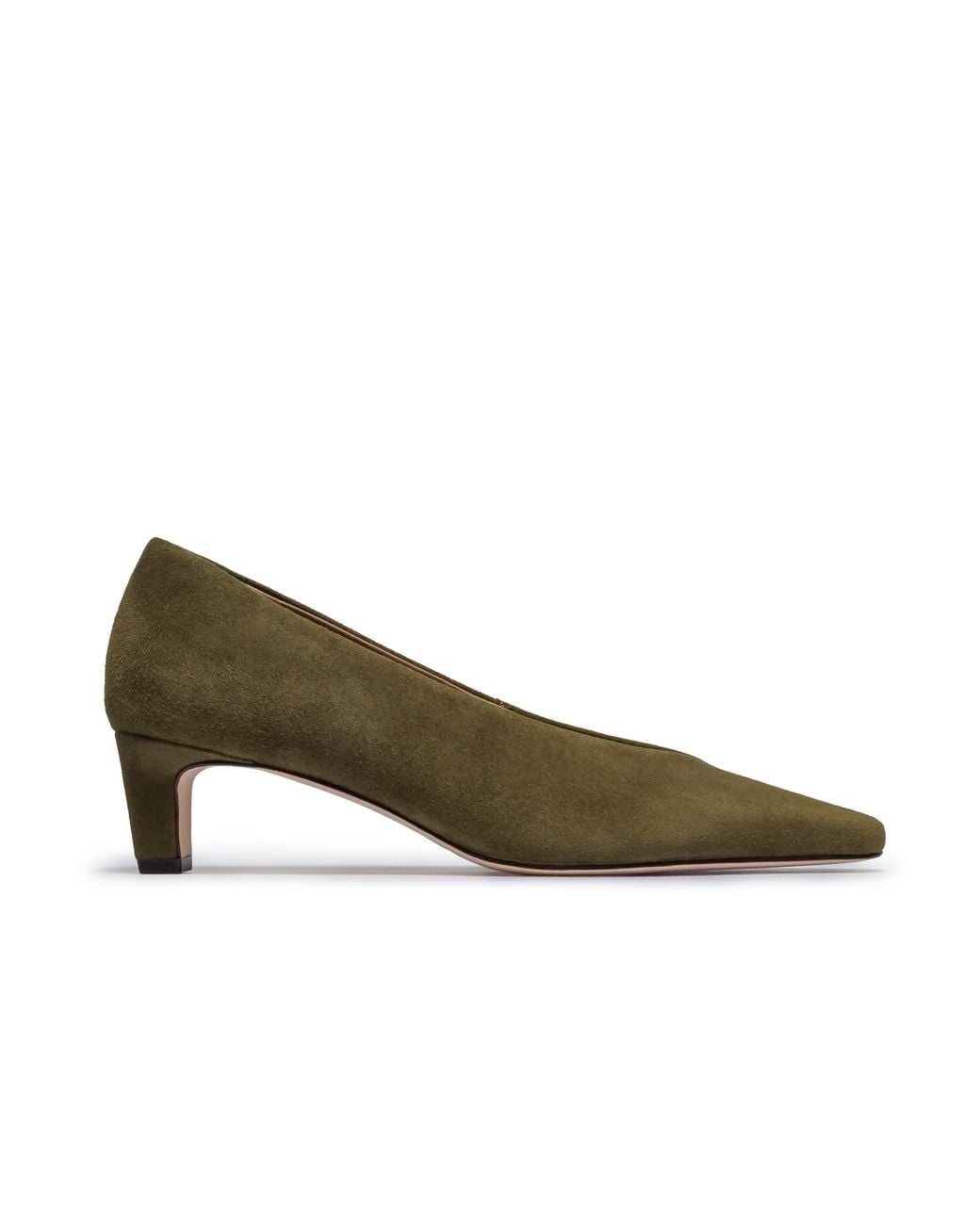 Bernardo Green Chiara Kitten Heel Pump
