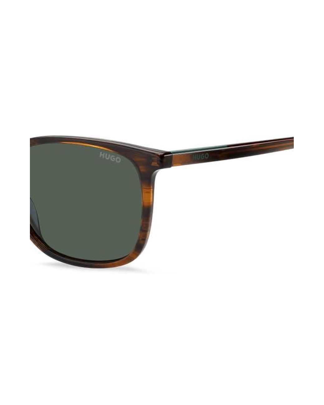 HUGO Green 53Mm Rectangular Sunglasses for men