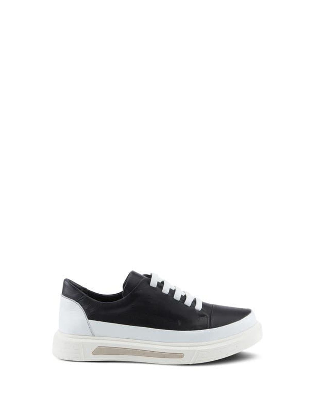 Spring Step White Dune Platform Sneaker