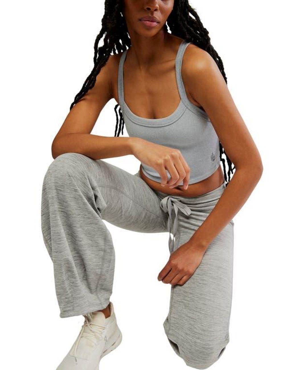 Free People Gray Fp Movement Quick Step Joggers
