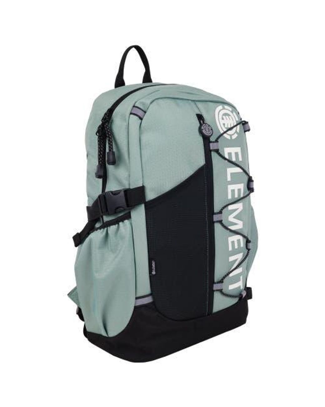 Element Backpack With Vertical Logo Print in Green | Lyst