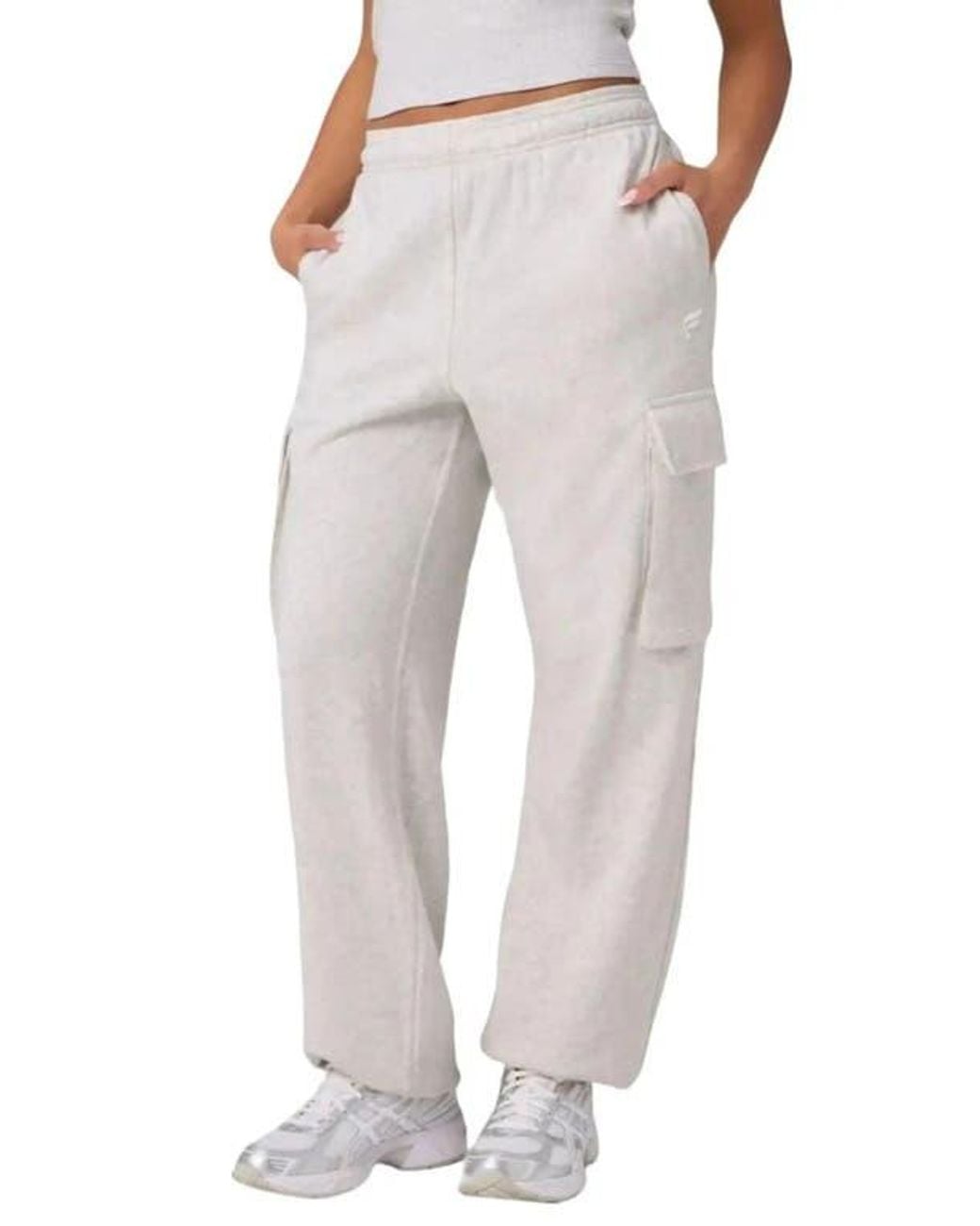 Fabletics Year Round Terry Cargo Jogger in Gray | Lyst