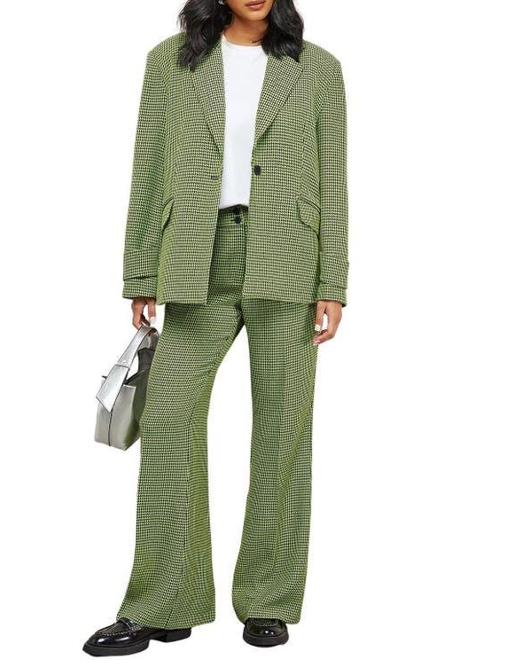 Warehouse Green Vented Back Blazer