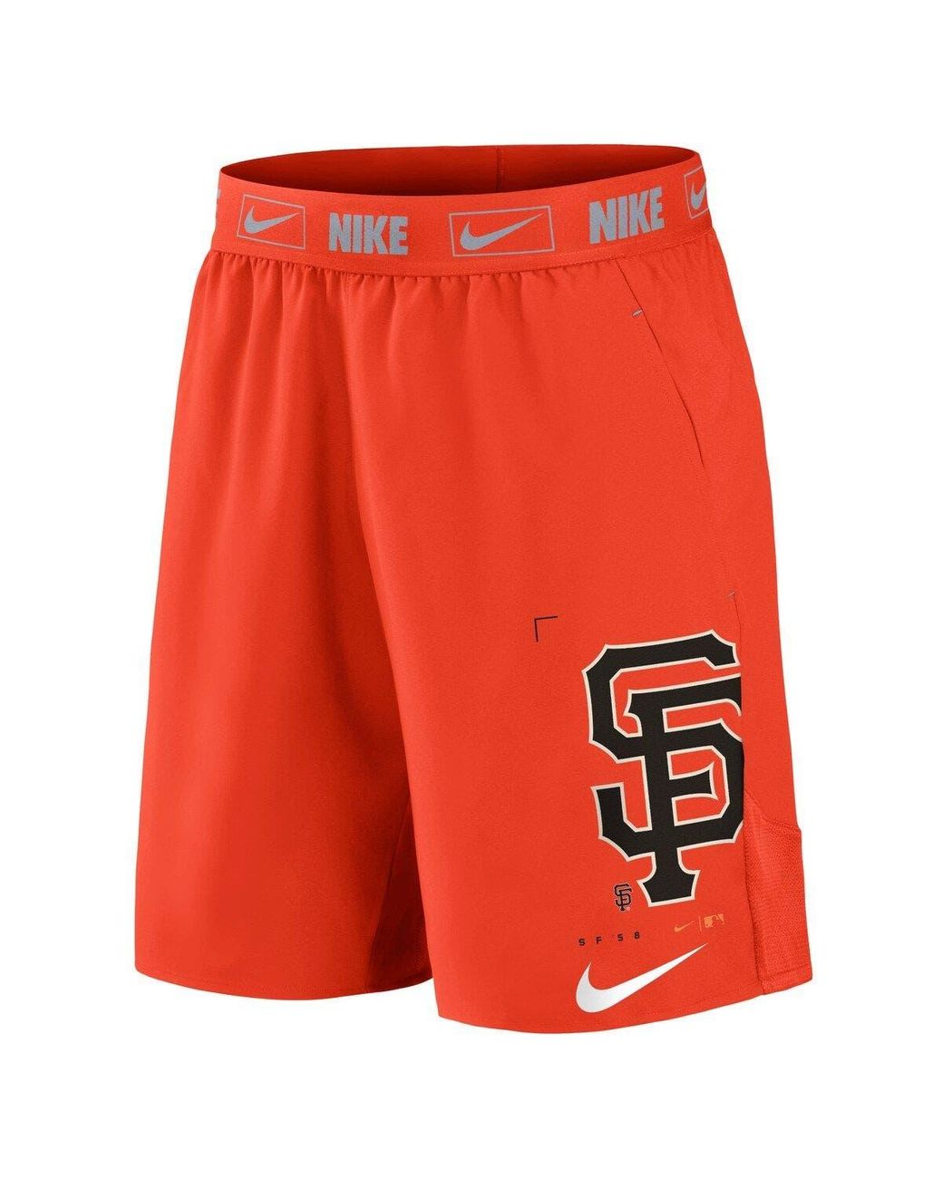 Nike San Francisco Giants Bold Express Performance Shorts At