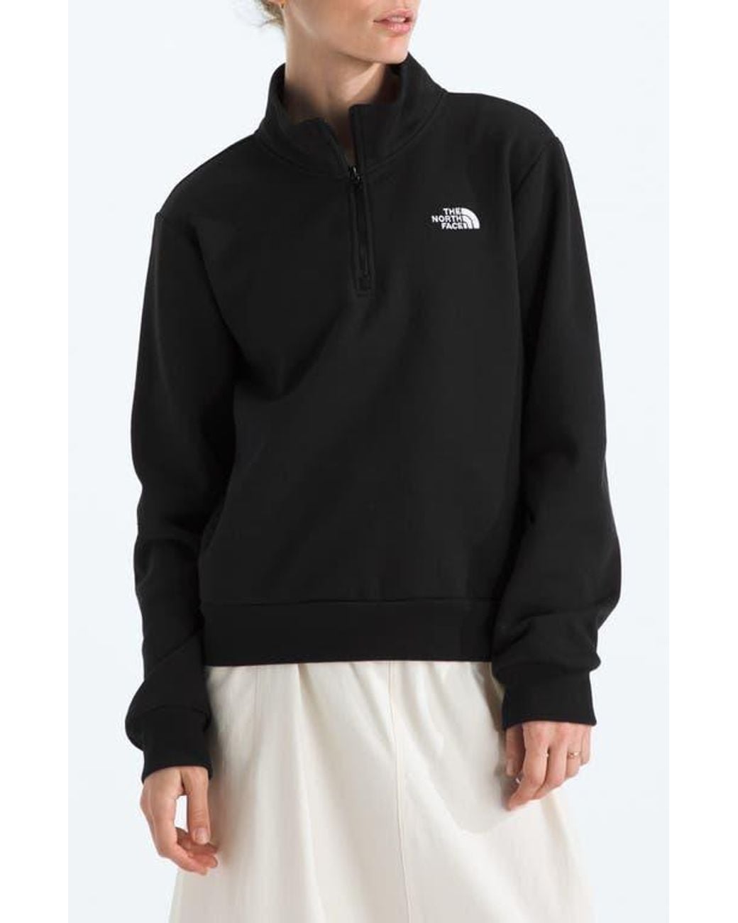 The North Face Black Evolution Quarter Zip Pullover