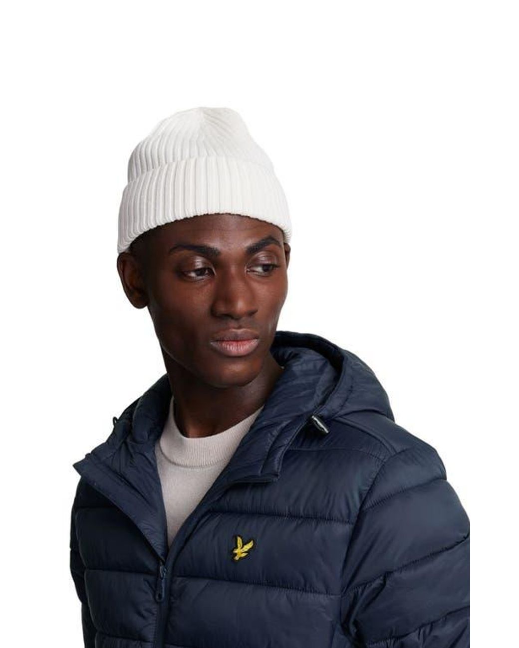 Lyle & Scott Blue Puffer Jacket for men