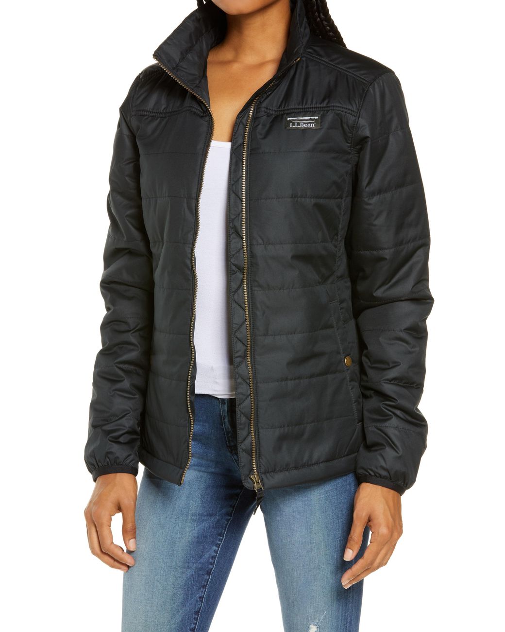 L.L. Bean Women's Mountain Classic Water Resistant Puffer Jacket in