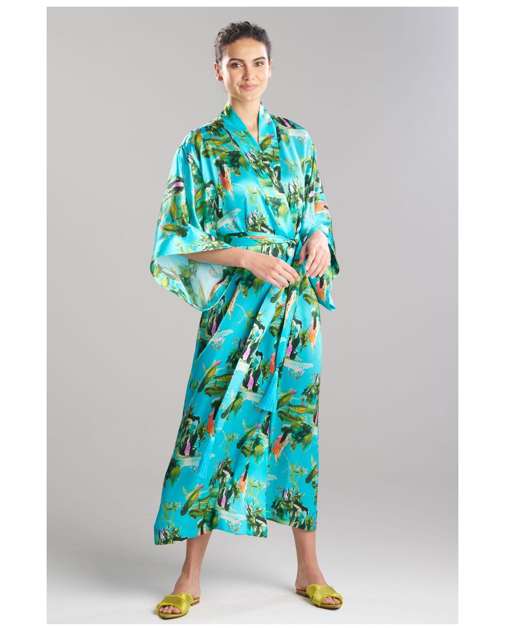 Natori Blue Bali Robe
