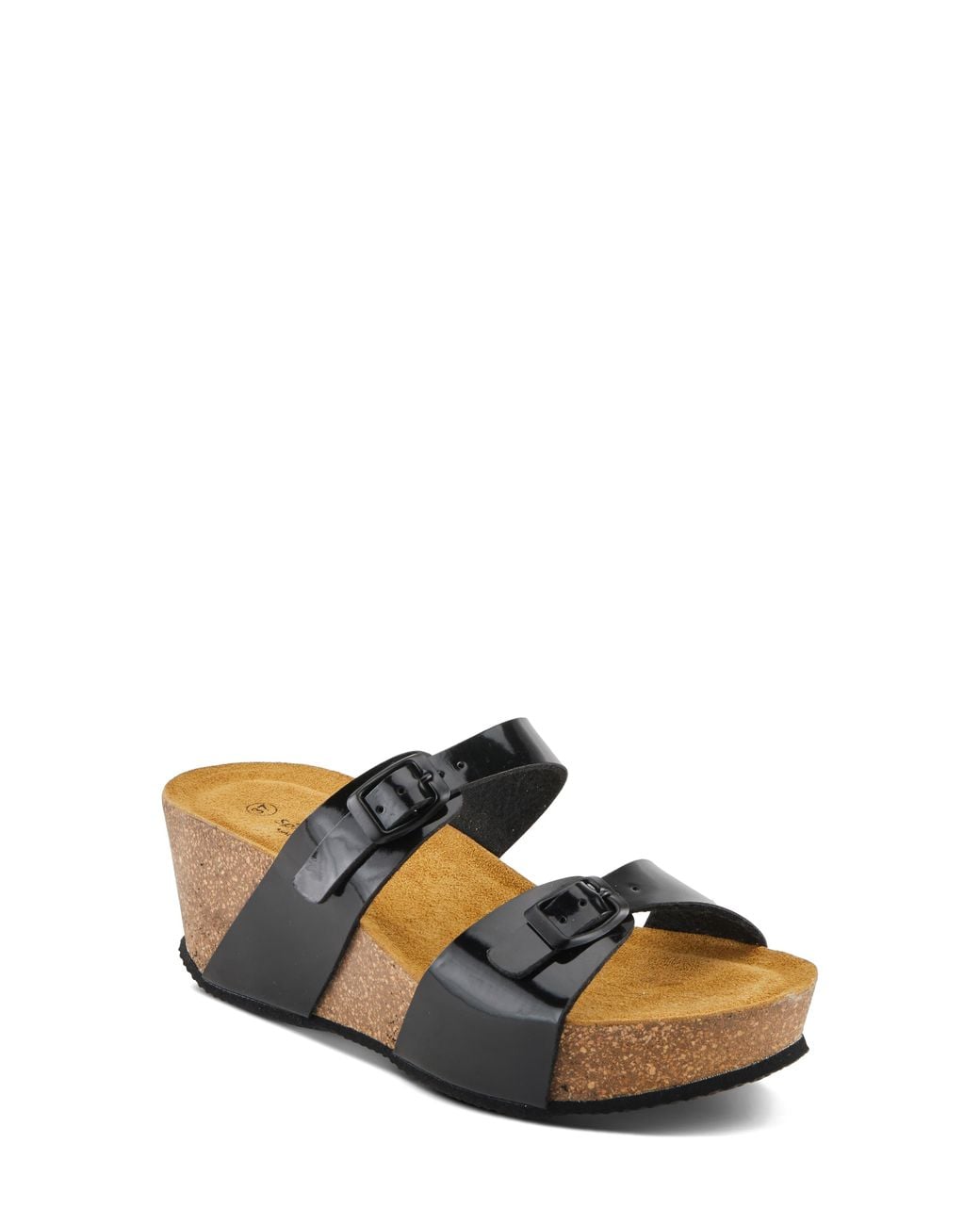 Spring Step Multicolor Bynum Platform Wedge Slide Sandal