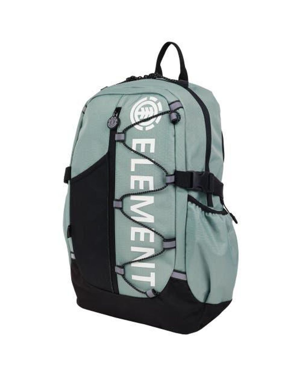 Element Backpack With Vertical Logo Print in Green | Lyst