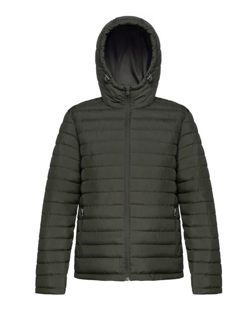 Rokka&Rolla Gray Midweight Puffer Jacket for men