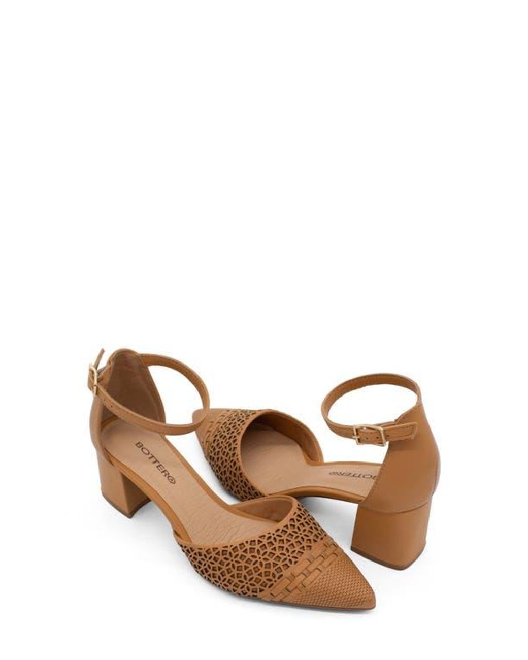 BOTTER Brown Botjanet Xxiii Ankle Strap Pointed Toe Pump