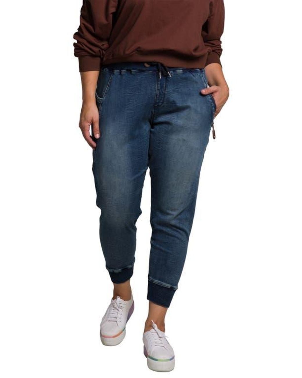 Standards & Practices Blue Candice Denim Joggers