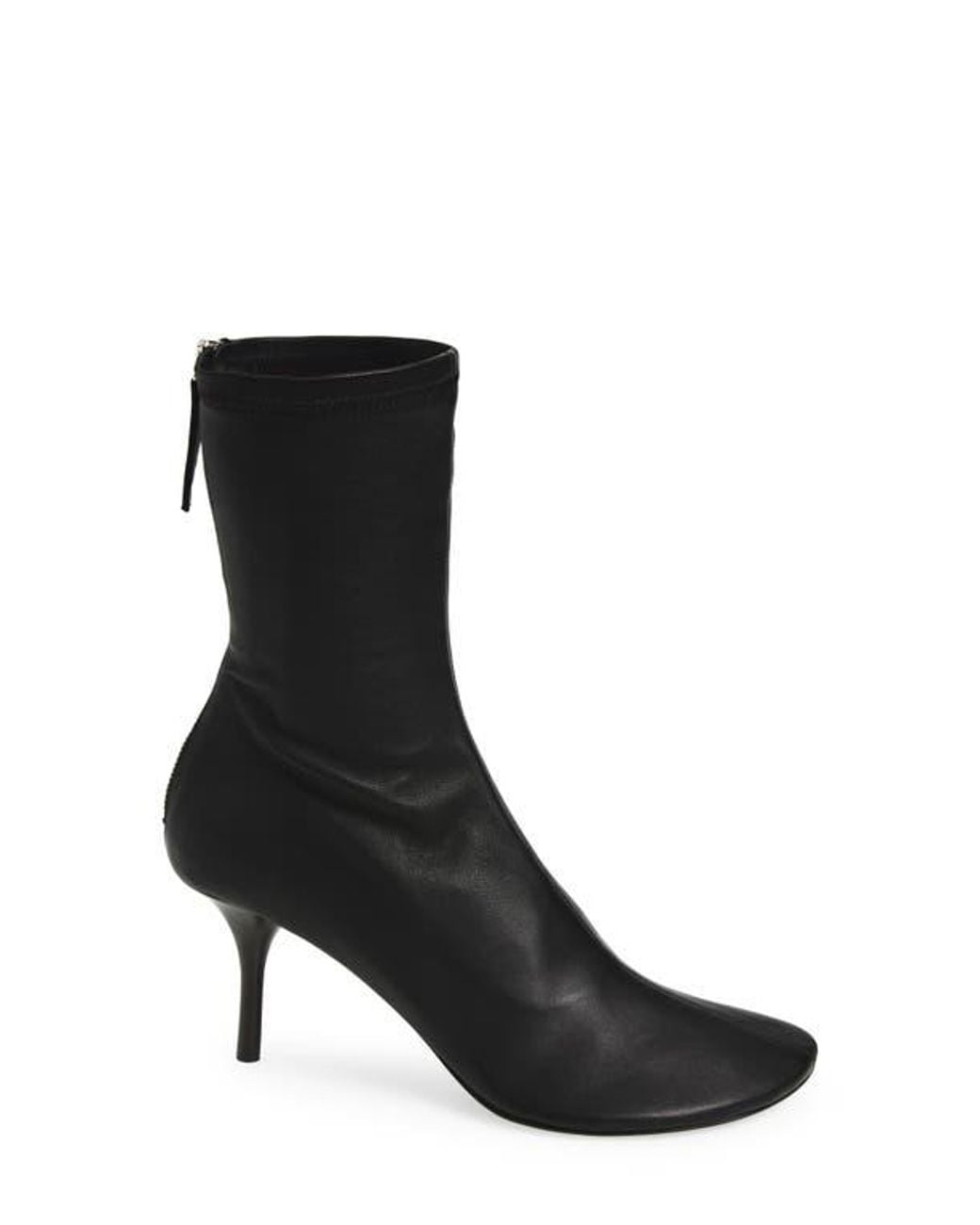 Acne Gray Back Tab Ankle Boot