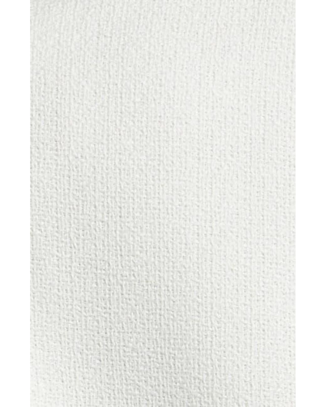 Halogen® White Raw Hem Crop Blazer