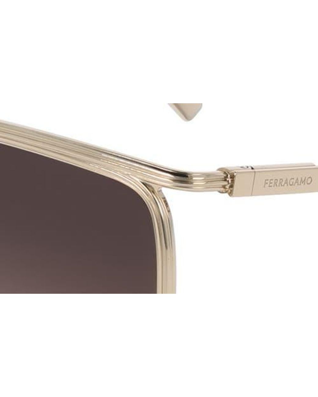 Ferragamo Multicolor 58Mm Gradient Modified Rectangular Sunglasses